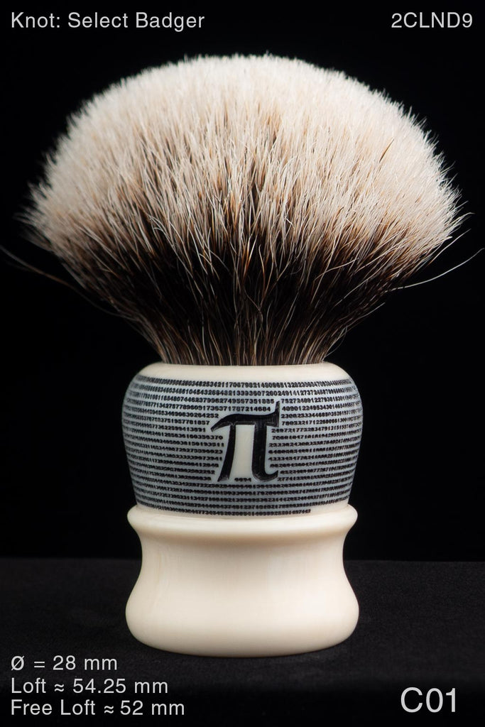 Barely Second Pi Day Satin Ivory Falstaff 28 mm C01
