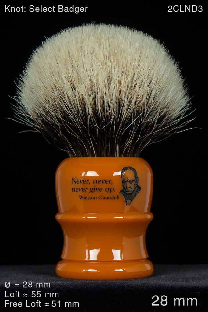 Barely Second 2017 Winston Churchill Special Edition Butterscotch 28 mm